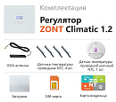 ZONT Climatic 1.2 Погодозависимый автоматический GSM / Wi-Fi регулятор (1 ГВС + 2 прямых/смесительных) с доставкой в Тулу
